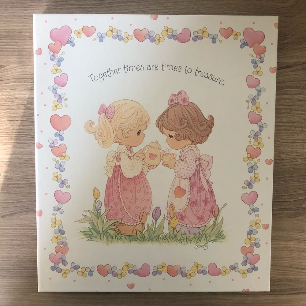 1998 Precious Moments “Together Times” Hallmark Post Bound Photo Album New